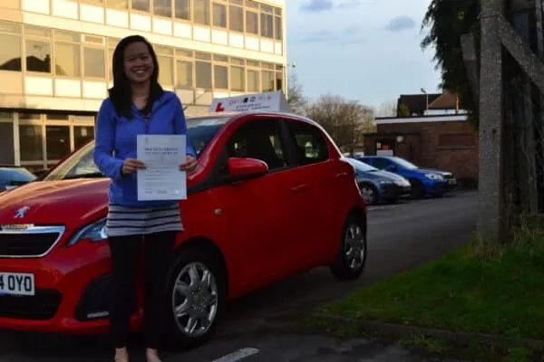 Li-Sa passed her automatic driving test first time Drive with Nik