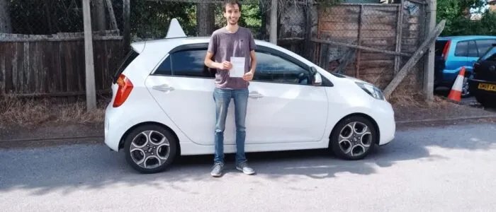 Driving Lessons Grange Park. James passed his automatic practical driving test at the first attempt with Drive with Nik.