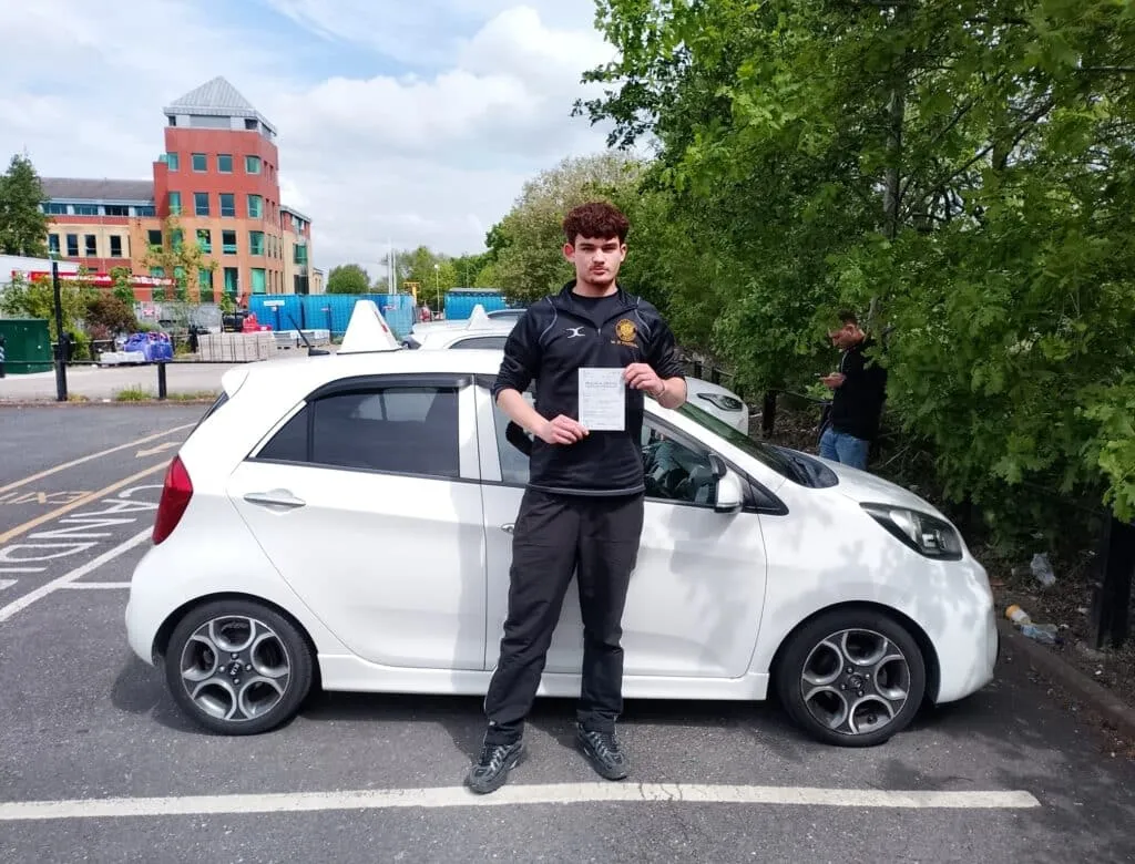 Automatic Driving Lessons North London. Zekie passed his driving test with Drive with Nik.
