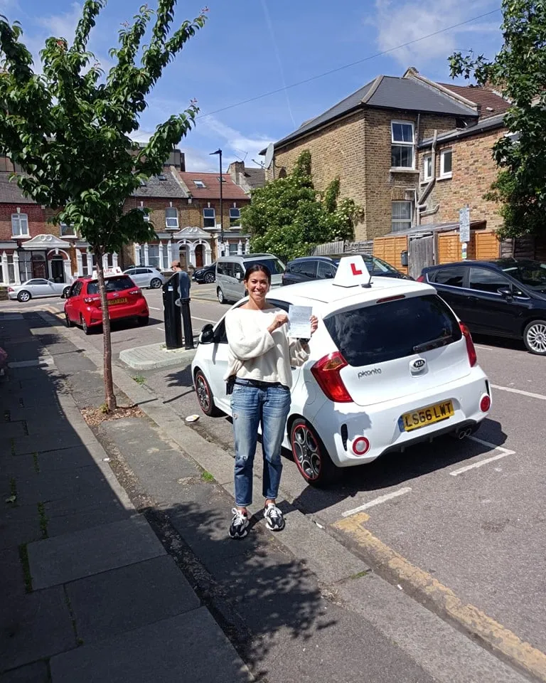 Driving Lessons Wood Green. Stephanie passed first time with Drive with Nik.
