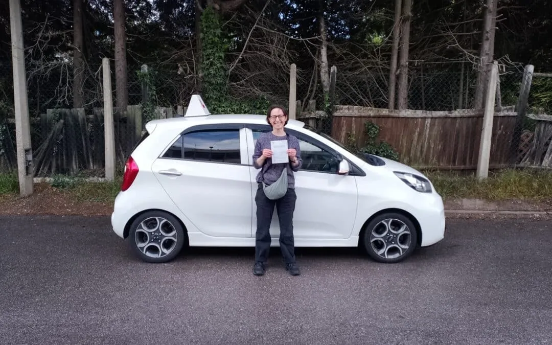 Driving Lessons North London. Kate passed 1st time.