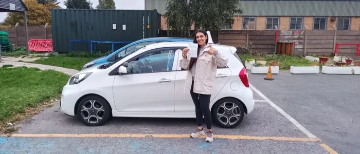 Driving Lessons Bounds Green. Rovena passed her driving test with Drive with Nik.