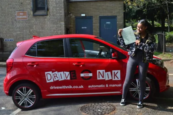 Driving Lessons Edmonton. Chanelle passed her driving test first time with Drive with Nik.