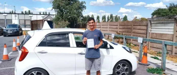 Automatic Driving Lessons Wood Green. Zack passed his Driving test with Drive with Nik.
