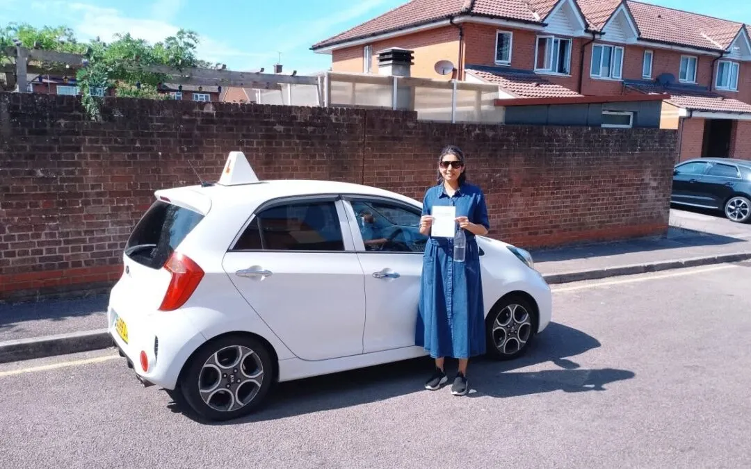 Automatic Driving Lessons Southgate. Nikhila passed 1st time with ZERO faults.