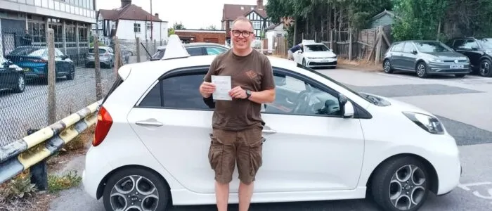 Automatic driving lessons Bounds Green Michael passed first time with drive with Nik.