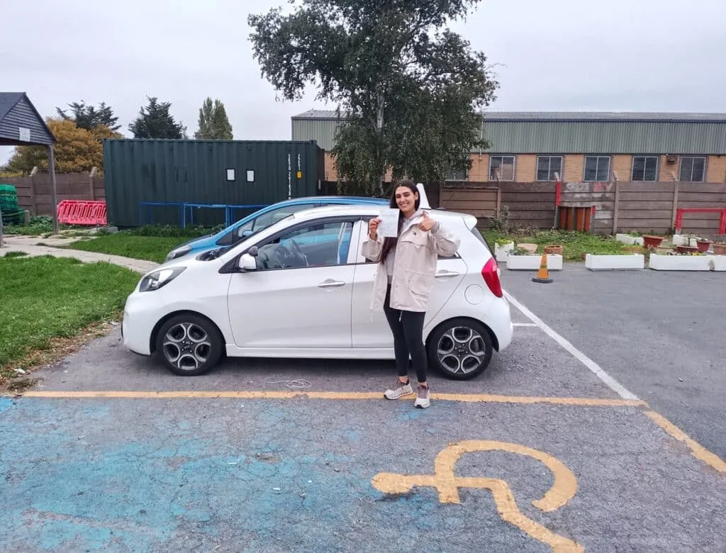 Automatic Driving Lessons North London. Jacintha passed her driving test with Drive with Nik.