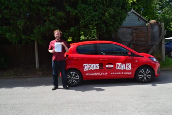 Automatic Driving Lessons Crouch End. Paul passed his practical driving test with Drive with Nik.
